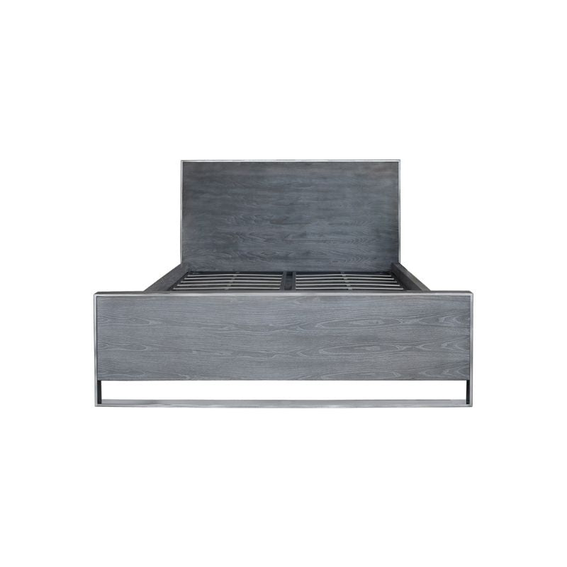 Elton Super King Size Grey Bed Frame