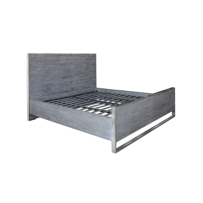 Elton Super King Size Grey Bed Frame