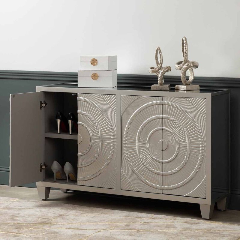 Paris Champagne 4 Door Sideboard