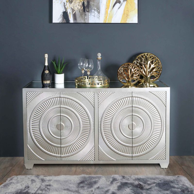 Paris Champagne 4 Door Sideboard