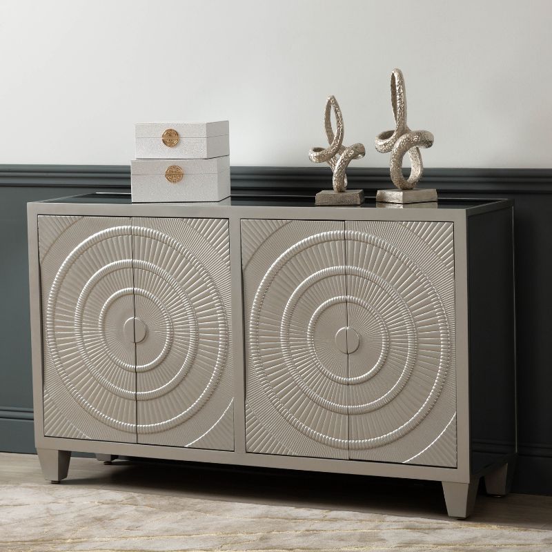 Paris Champagne 4 Door Sideboard