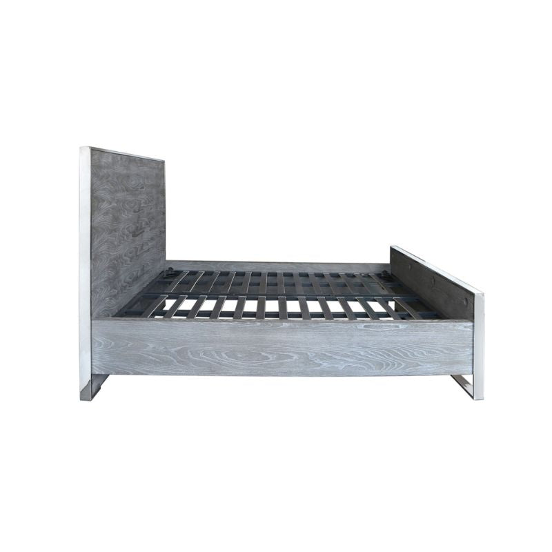 Elton Super King Size Grey Bed Frame