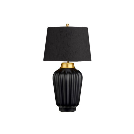 Bexley 1 Light Table Lamp - Black & Brushed Brass