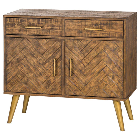 Havana Gold 2 Door 2 Drawer Sideboard - Neroli Furnishings