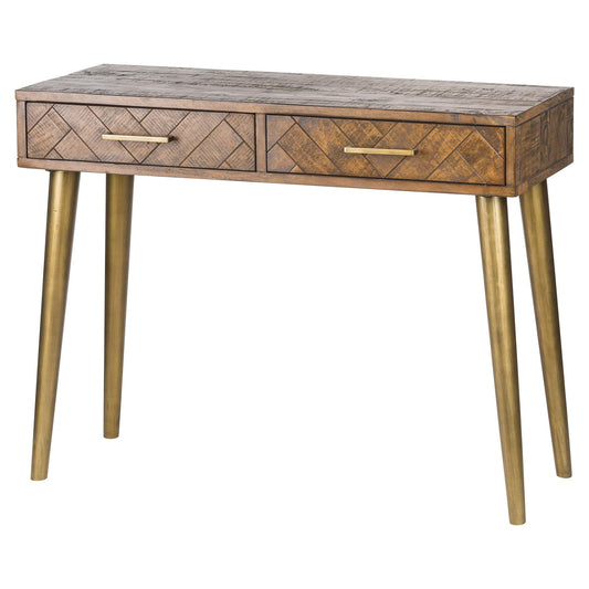 Havana Gold 2 Drawer Console Table - Neroli Furnishings