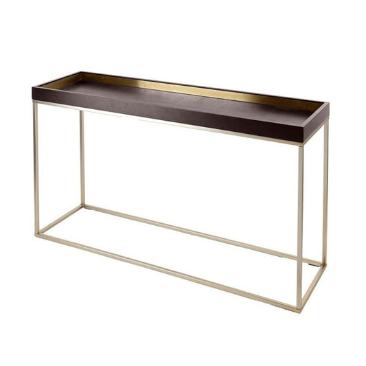 Juliet Chocolate Finish Console Table - Neroli Furnishings