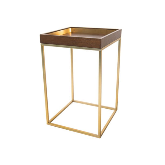 Juliet Chocolate Finish Side Table - Neroli Furnishings