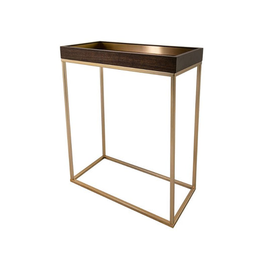 Juliet Chocolate Finish Small Console Table - Neroli Furnishings