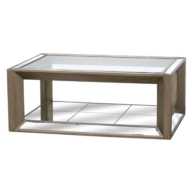 Large Augustus Mirrored Coffee Table - Neroli Furnishings