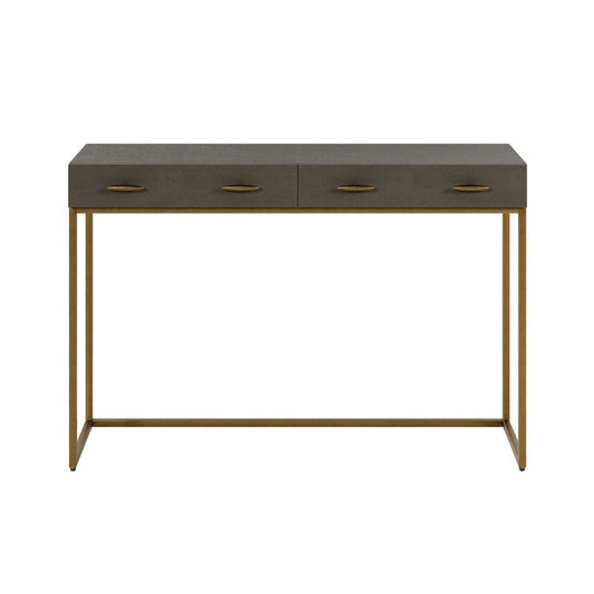 Olivia Console Table Grey Shagreen - Neroli Furnishings