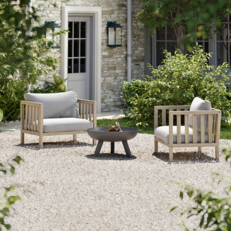 Porthallow Armchair and Coffee Table - Neroli Furnishings