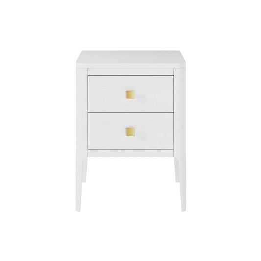 Siena Bedside White - Neroli Furnishings